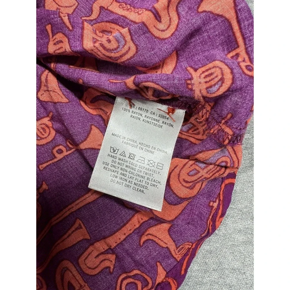 52 Conversations by Anthropologie 22 of 52 Toot Your‎ Horn Blouse Top Size 0